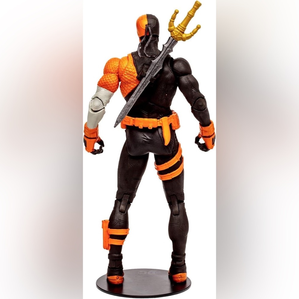 7” Deathstroke Action Figure with Sword, Card, and Stand by McFarlane Toys - Picture 3 of 8